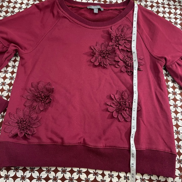 Anthropologie floral appliqué pull over - Picture 8 of 12